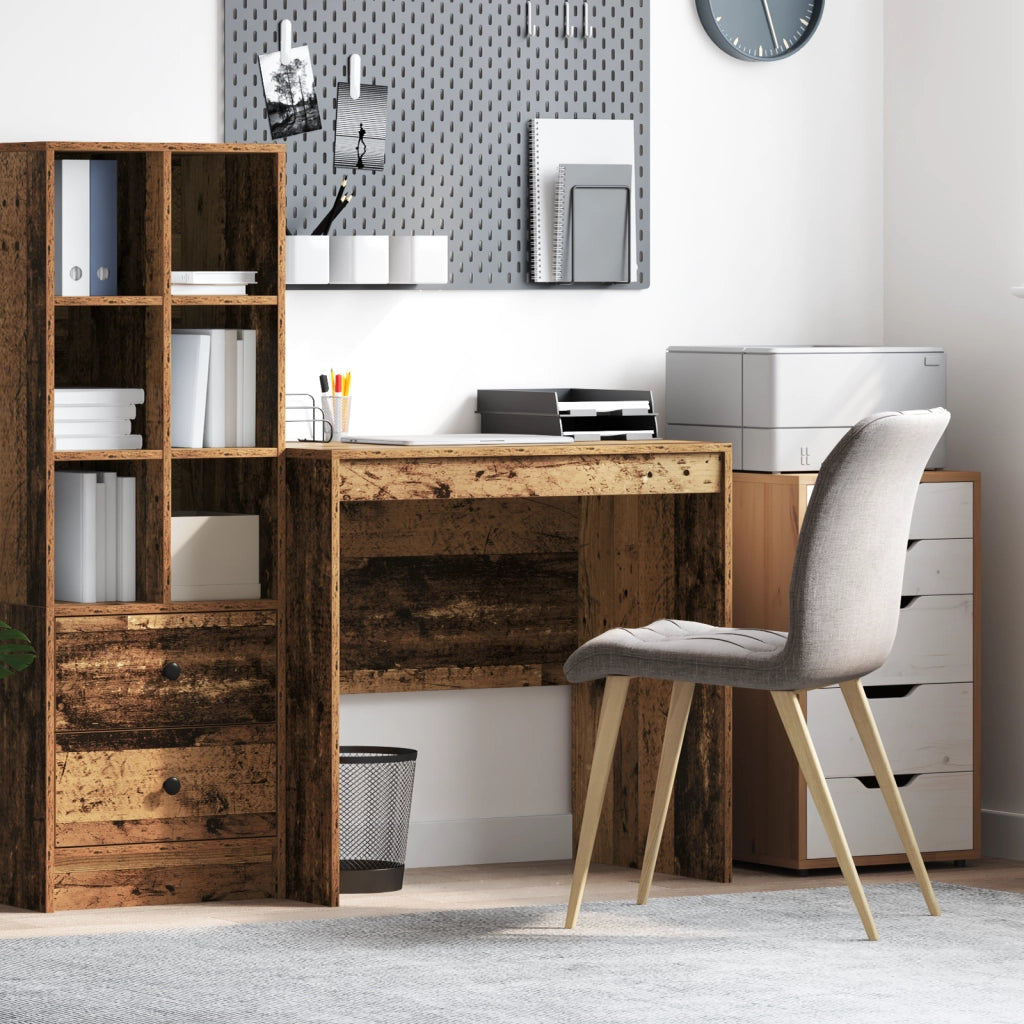 Scrivania Legno Antico 80x50x76 cm Legno ingegnerizzato