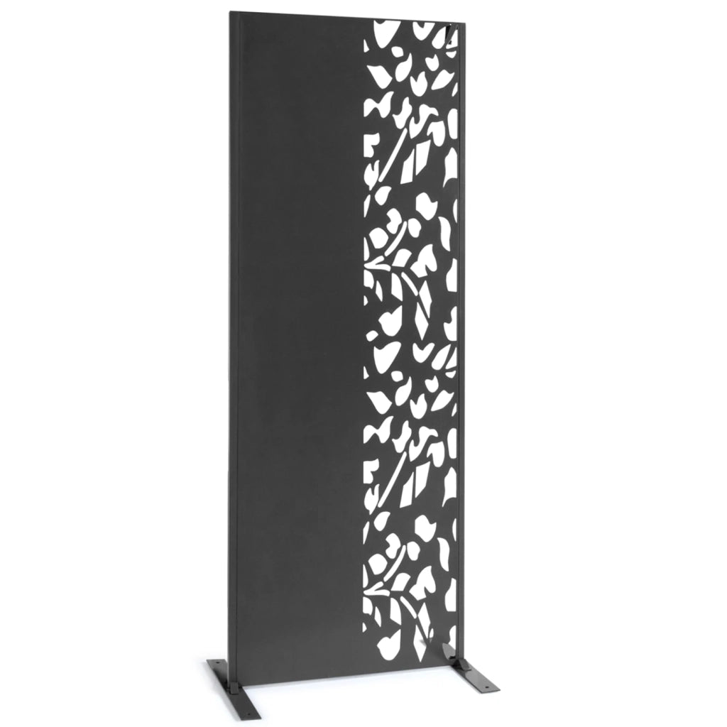 IDMarket - Pannello decorativo universale 160 x 60 CM FLOWER grigio semi-traforato sul lato