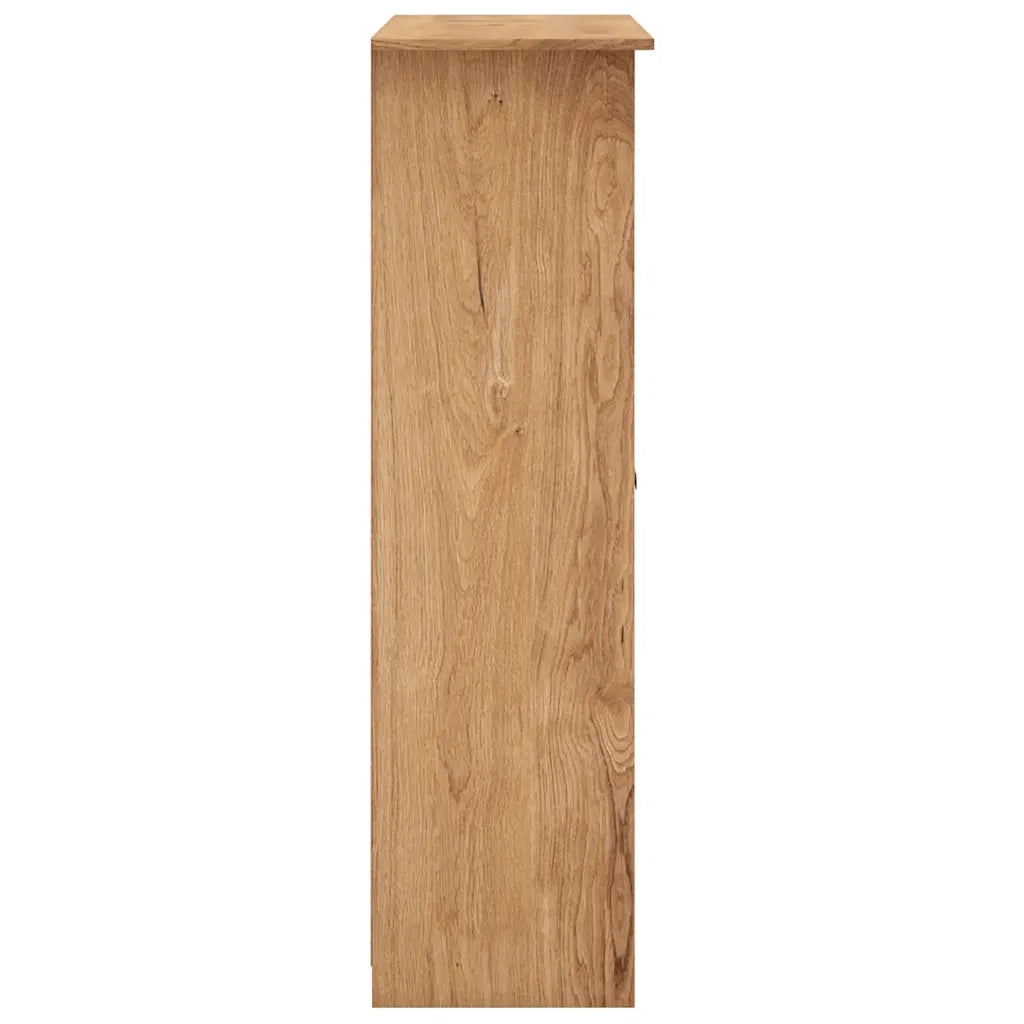 Armadio a 3 Ante 118x50x171,5cm Legno di Pino Panama Range 282661