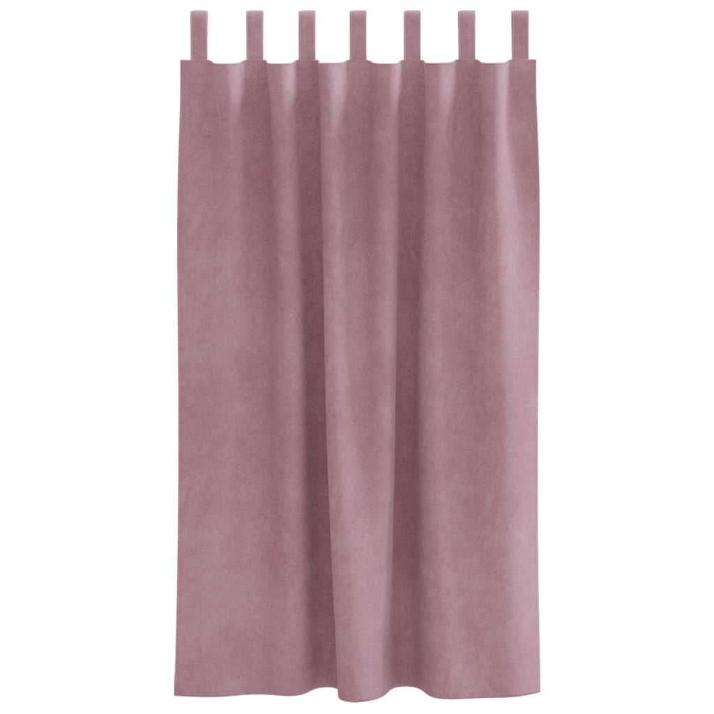 Tende Oscuranti | Tende Blackout 2 pz Rosa scuro 140 x 175 cm Velluto