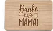 Regalo per la mamma - tavola da colazione in legno con alta qualità incisione per la migliore mamma (grazie cara mamma) one size