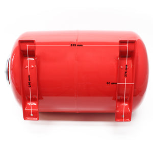 Vaso di espansione 50 l orizzontale per impianti idrici, sistemi autoclave, con membrana EPDM