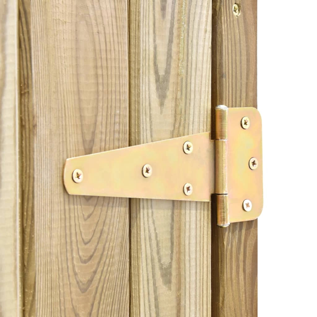Rimessa per biciclette da giardino 232 x 110 x 170 cm Legno di pino impregnato marrone 02_0022433
