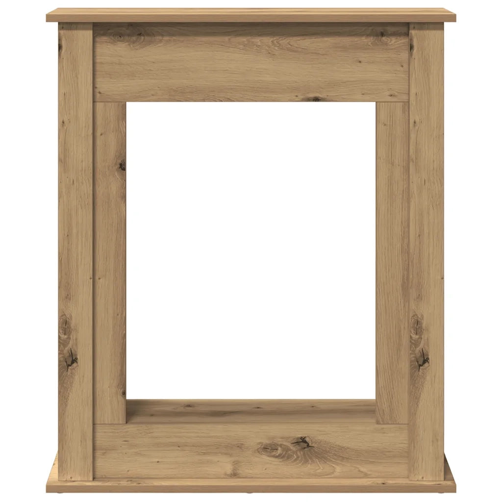 Cornice per Camino Rovere Artigianale 75x20x87,5 cm Truciolato 854588