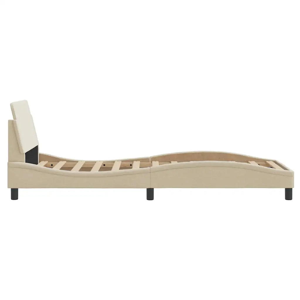 Giroletto con Testiera Dover Crema 90x190 cm Tessuto 373090