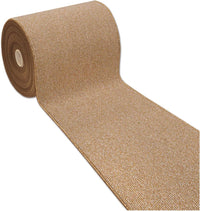 Tappeto Cucina 57x360 cm Tessitura Piatta Antiscivolo Multiuso Corsia Corridoio Made In Italy Beige