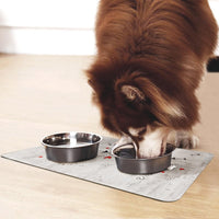 Tappeto Sottociotola Tovaglietta 50x70 cm Pvc Impermeabile Antisfilo Antiscivolo Cane Gatto Dis.C