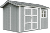 Casetta da giardino di qualit? premium 8,68 m² - H252x250x412 cm - Timbela M914A-CAVERN STEEL