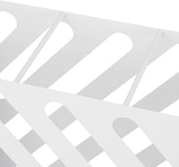 Portaombrelli grande rettangolare di design in acciaio bianco 13_0002211