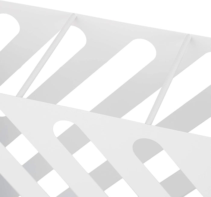 Portaombrelli grande rettangolare di design in acciaio bianco 13_0002211