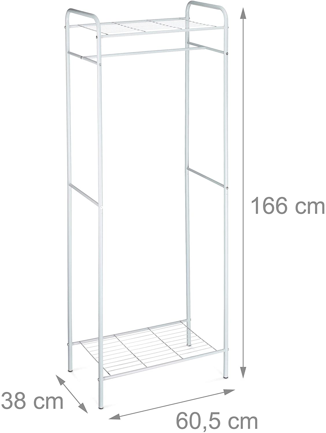 Asta appendiabiti 166 cm bianco 13_0002132