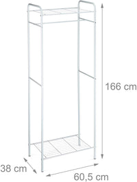 Asta appendiabiti 166 cm bianco 13_0002132