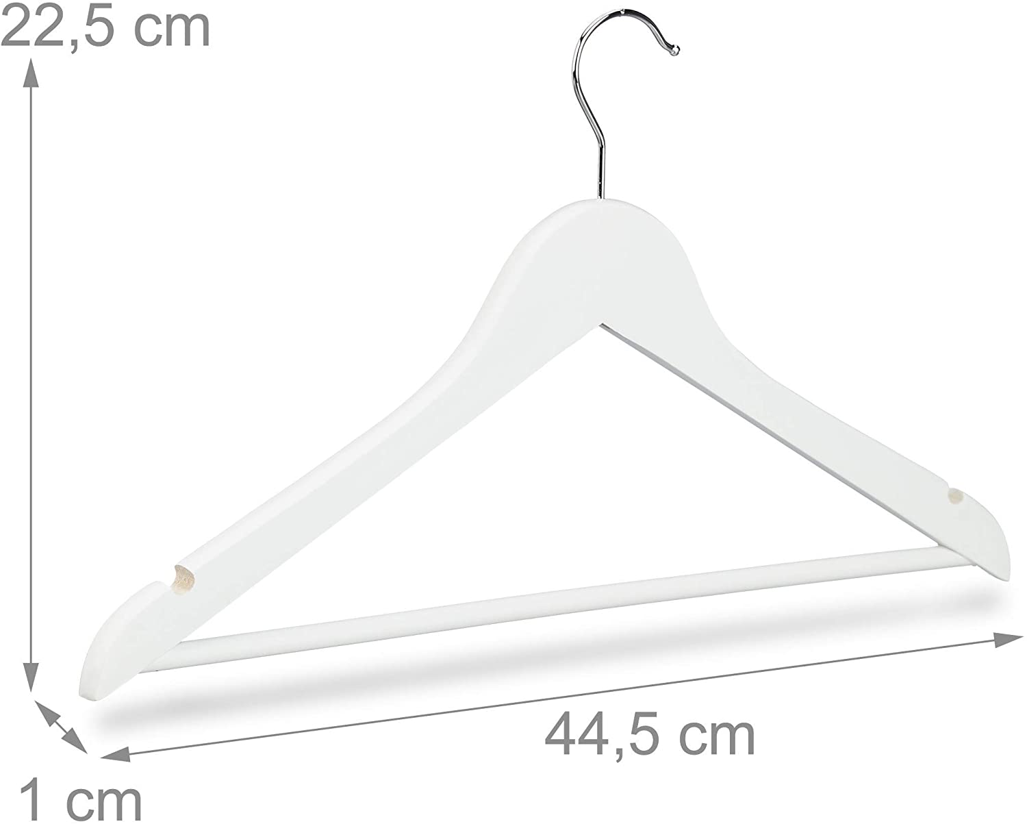 Set di 30 grucce con tacche in legno bianco 13_0002499_2