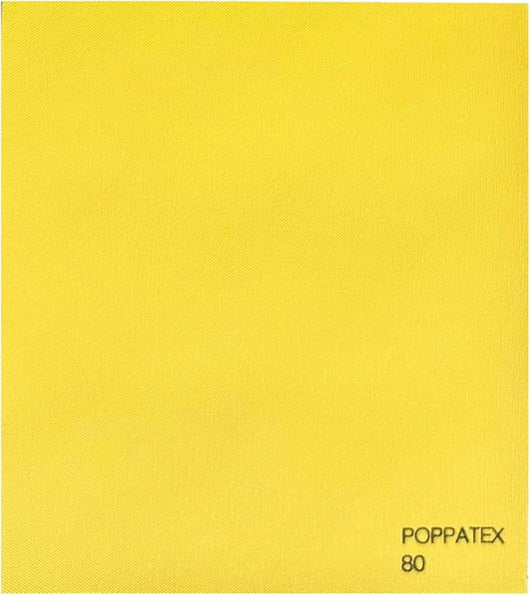 Tessuto Ecopelle Nautica Tappezzeria Alta Qualità "POPPATEX" - Colore GIALLO 80 - Morbida e Resistente - Vendita al Metro - H.140