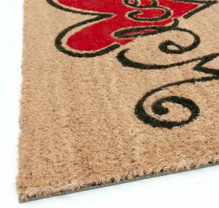 Zerbino Cocco 38x68 Porta Ingresso Moderno Antiscivolo Tappeto Entrata Dis.A