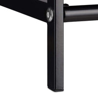 Scarpiera 3 ripiani in metallo portaoggetti per 8 paia con maniglie nere 13_0001640