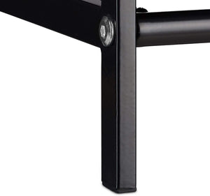 Scarpiera 3 ripiani in metallo portaoggetti per 8 paia con maniglie nere 13_0001640