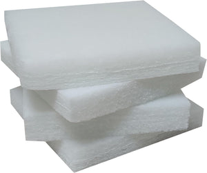 Set 4 Imbottitura Cuscini 40x40x5, Inserto Cuscino Poliestere per Cuscini Sedie Cucina o Esterno, Cuscino Personalizzato, Made in Italy (4, Poliestere 40 cm)