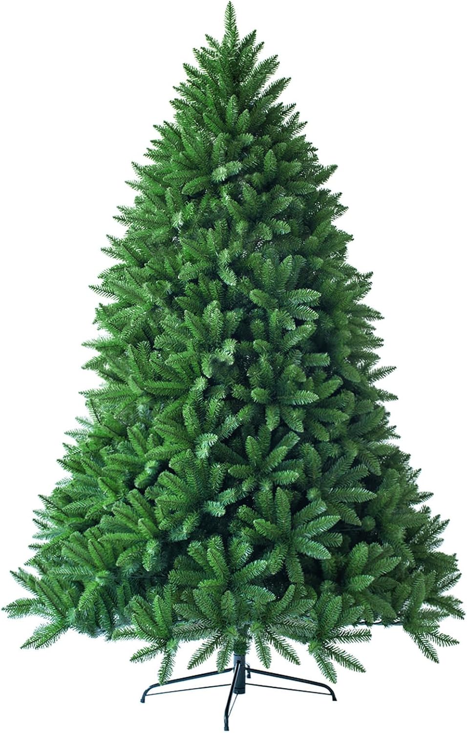 Albero di Natale Artificiale 150/180/225 cm, Albero di Natale con 600/1250/1968 Rami e Supporto in Metallo, Albero di Natale Realistico per Casa, Ufficio e Negozio (180 CM)