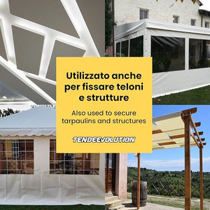 Peso Piatto in Alluminio Marrone per Tende - Lunghezza barra 140cm, 2cm Largo, 2mm Spessore - Profilo per Binari, Strip LED, Teloni PVC