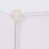 Mobili scarpiere armadietti modulari in plastica storage 20 paia bianco 13_0001644_2