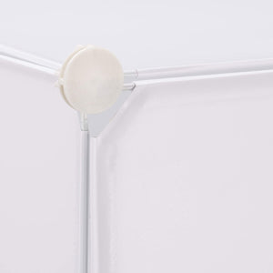 Mobili scarpiere armadietti modulari in plastica storage 20 paia bianco 13_0001644_2