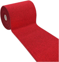 Tappeto Cucina 57x400 cm Tessitura Piatta Antiscivolo Multiuso Corsia Corridoio Made In Italy Bordeaux