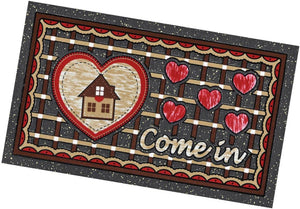 Zerbino Ingresso Gomma Moderno Interno Esterno Asciugapassi Antiscivolo Made In Italy Dis.E