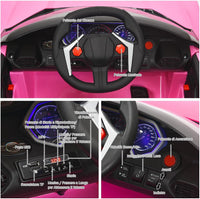 12V Macchina Elettrica per Bambini, Veicolo Elettrico per Bambini con Telecomando e Molla Ammortizzante, Funzione Avvio Dolce, Velocità 3-5 km/h