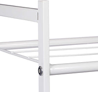 Mensola scarpiera con 2 ripiani in meta 6 paia bianco 13_0001639_2