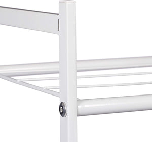 Mensola scarpiera con 2 ripiani in meta 6 paia bianco 13_0001639_2