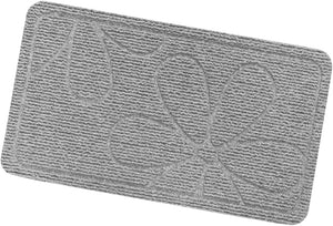 Zerbino Ingresso Assorbente Antiscivolo Asciugapassi Interno Esterno Grigio Made In Italy