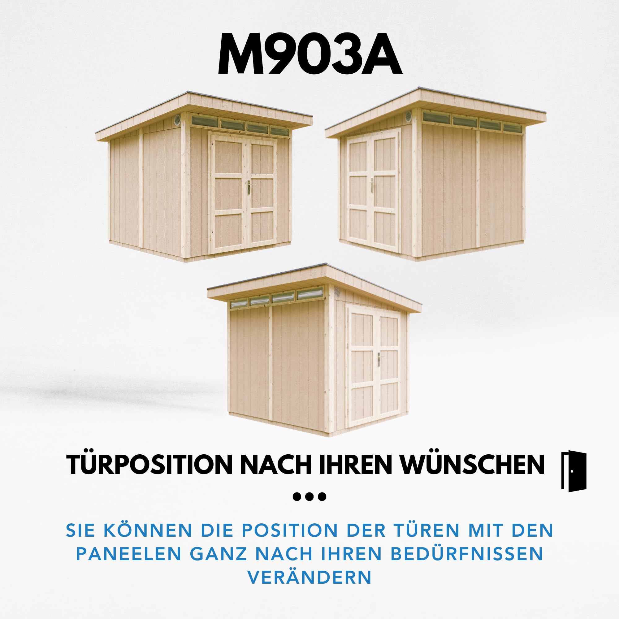 Casetta da Giardino di QUALITÃ€ PREMIUM 5,9mq-L279xW293cm - TIMBELA M903A-REDWOOD RED