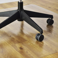 Tappetino Protezione Pavimento, Tappeto per Sedia da Ufficio in PVC Ecologico, Trasparente, 120 x 150 cm