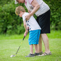 Set di Mazze da Golf per Bambini 5-7 Anni, Set Allenamento Golf con Sacca, Fodera Impermeabile, Legno di Fairway 3, Ferro 7, Ferro S e Putter per Bambini e Bambine, Destrorso