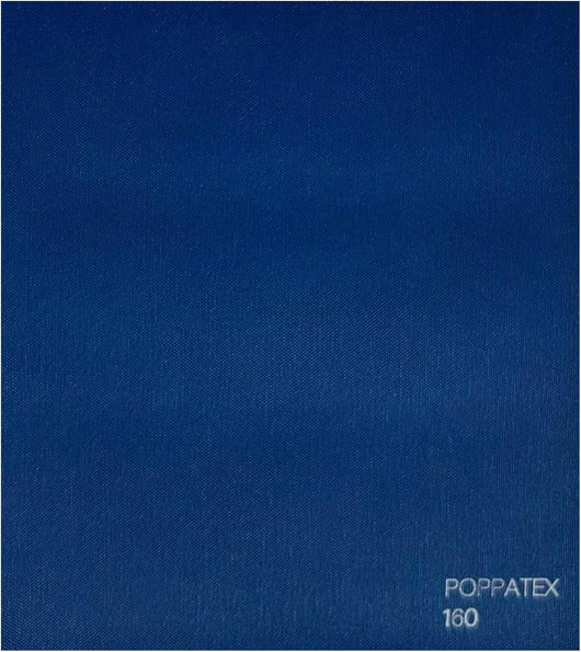 Tessuto Ecopelle Nautica Tappezzeria Alta Qualità "POPPATEX" - Colore BLU ROYAL 160 - Morbida e Resistente - Vendita al Metro - H.140