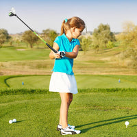Set di Mazze da Golf per Bambini 8-10 Anni, Set Allenamento Golf con Sacca da Golf, Fodera Impermeabile, Driver 1, Ferro 7, Ferro S e Putter per Bambini e Bambine, Destrorso