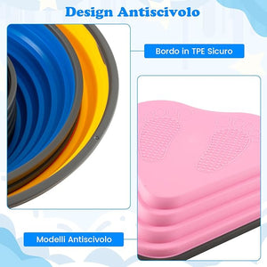 Pietre di Bilanciamento per Bambini 3+ Anni, Pietre Impilabili Antiscivolo da Interno/Esterno, Stepping Stones per Promuove la Coordinazione dell'Equilibrio e la Forza