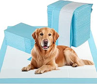 Tappetini Assorbenti per Cani, Tappetini da Interno ed Esterno per Animali Domestici a 6 Strati a Prova di Perdite, Asciugatura Rapida, Monouso per Urine, per Cagnolini (90 x 90 cm)