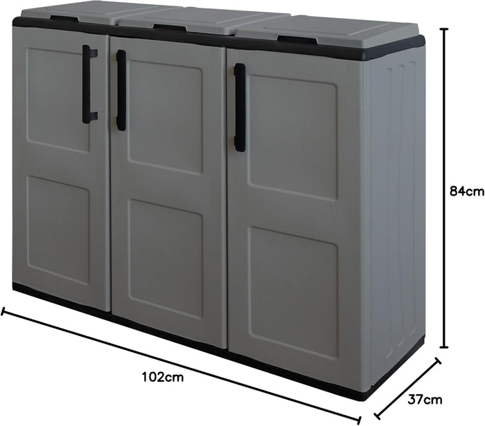 Armadio basso prodotto in polipropilene, materiale ri-ciclabile