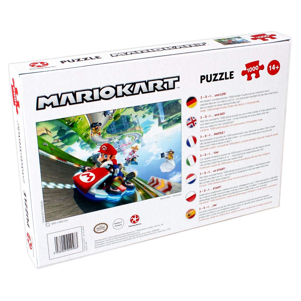 MARIO KART FUNRACER 1000PC