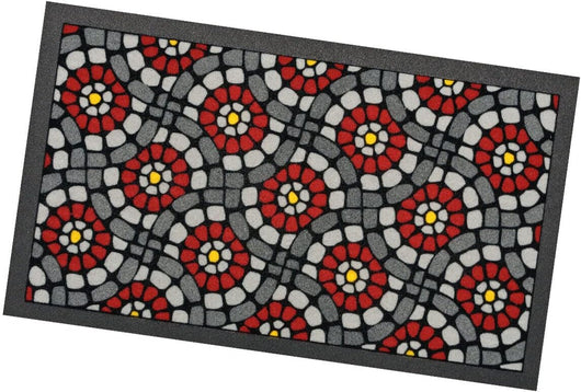 Zerbino Gomma Morbida Tappeto Ingresso Asciugapassi Antiscivolo 40x70 cm Dis.Y