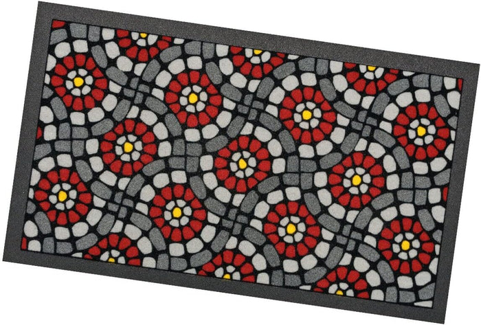 Zerbino Gomma Morbida Tappeto Ingresso Asciugapassi Antiscivolo 40x70 cm Dis.Y