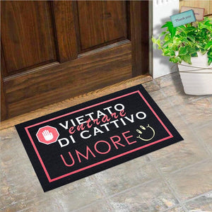 Zerbino Gomma Sostenibile 40X70 Antiscivolo Ingresso Interno Esterno Moderno Dis.D