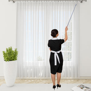 Frustino Frusta Asta - Tiratenda per Tende da Interno in Ferro, Diametro 11mm, Lunghezza 125cm - Colore: Oro Lucido