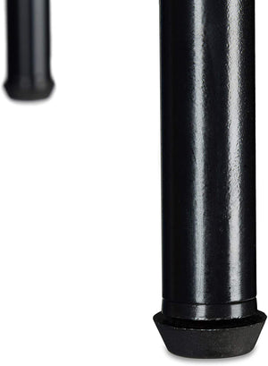 Appendiabiti asta appendiabiti porta scarpe stivali 2 scomparti 60 cm in metallo nero 13_0002134