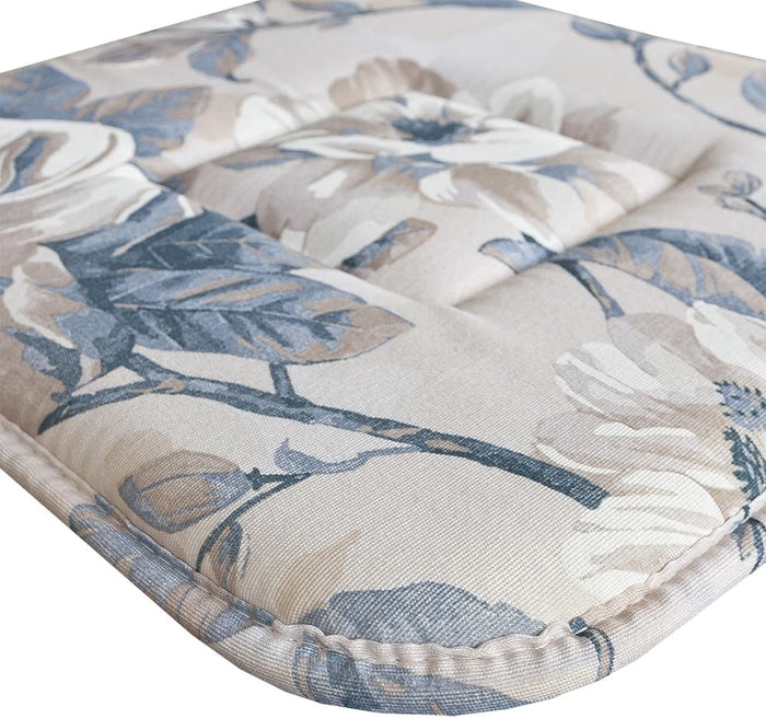 Set 4 Cuscini Sedia Cotone Con Lacci Lavabili Morbidi Universali Coprisedia Shabby Chic Vintage