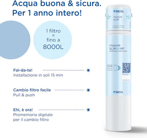 Brita Mypure SLIM V-MF Ricambio Filtro per Acqua 1 pz