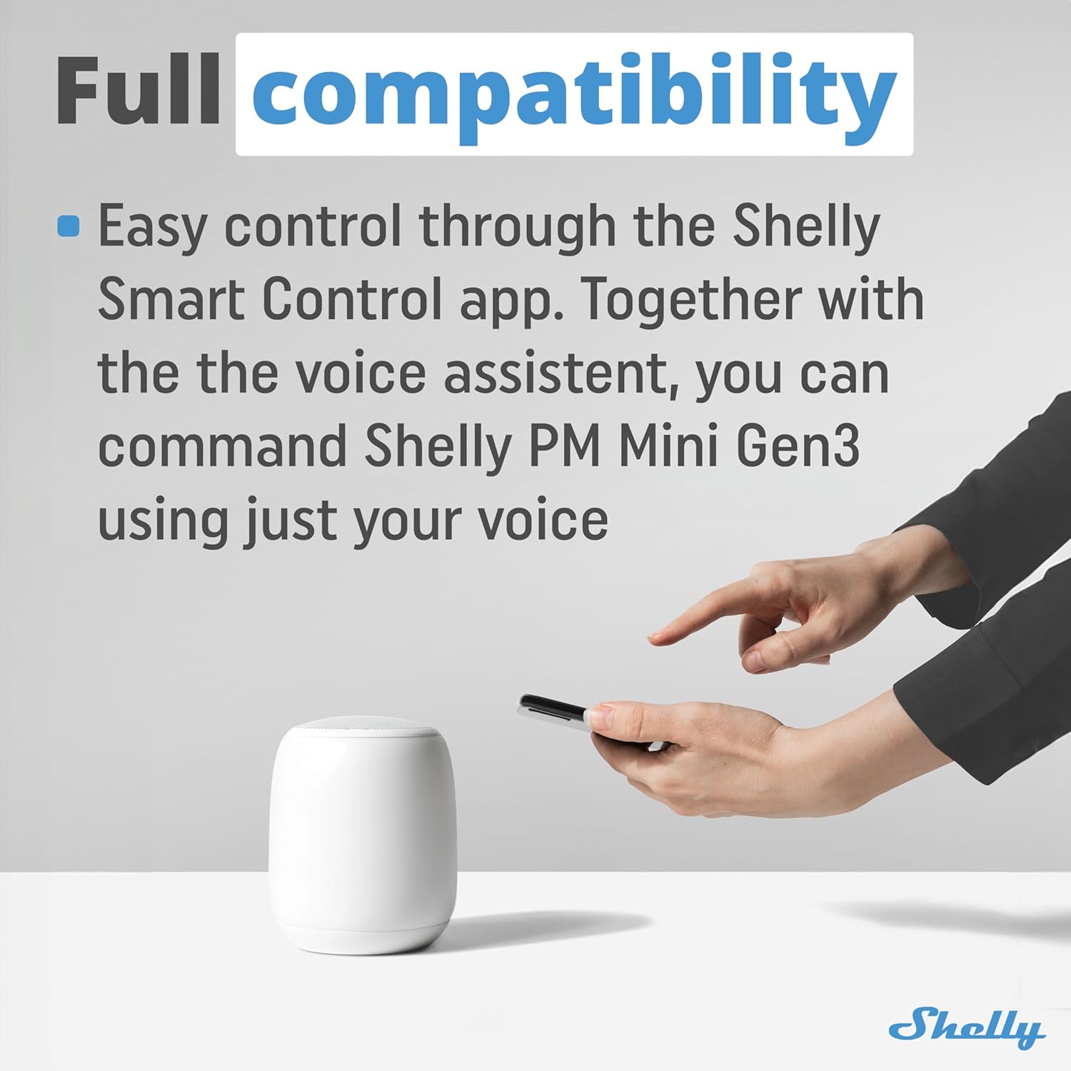 Shelly Plus PM Mini Gen 3 Relè smart mini