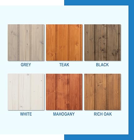 Kit di impregnanti per legno - 10 litri di colore BIANCO+ 10 litri di impregnante di colore GRIGIO